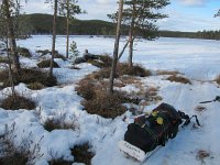 IMG 4800  Oisko birdejä järvellä, tonne se katos